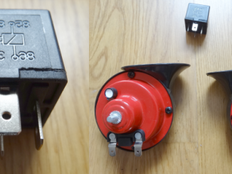 branchement klaxon 2 cosses