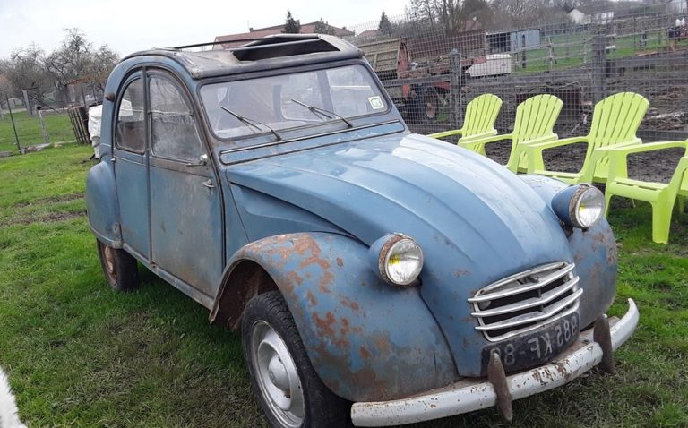 2cv à restaurer à vendre pas cher