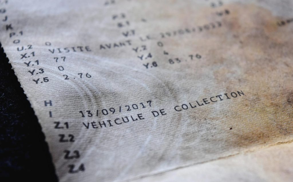 passer une voiture en carte grise collection