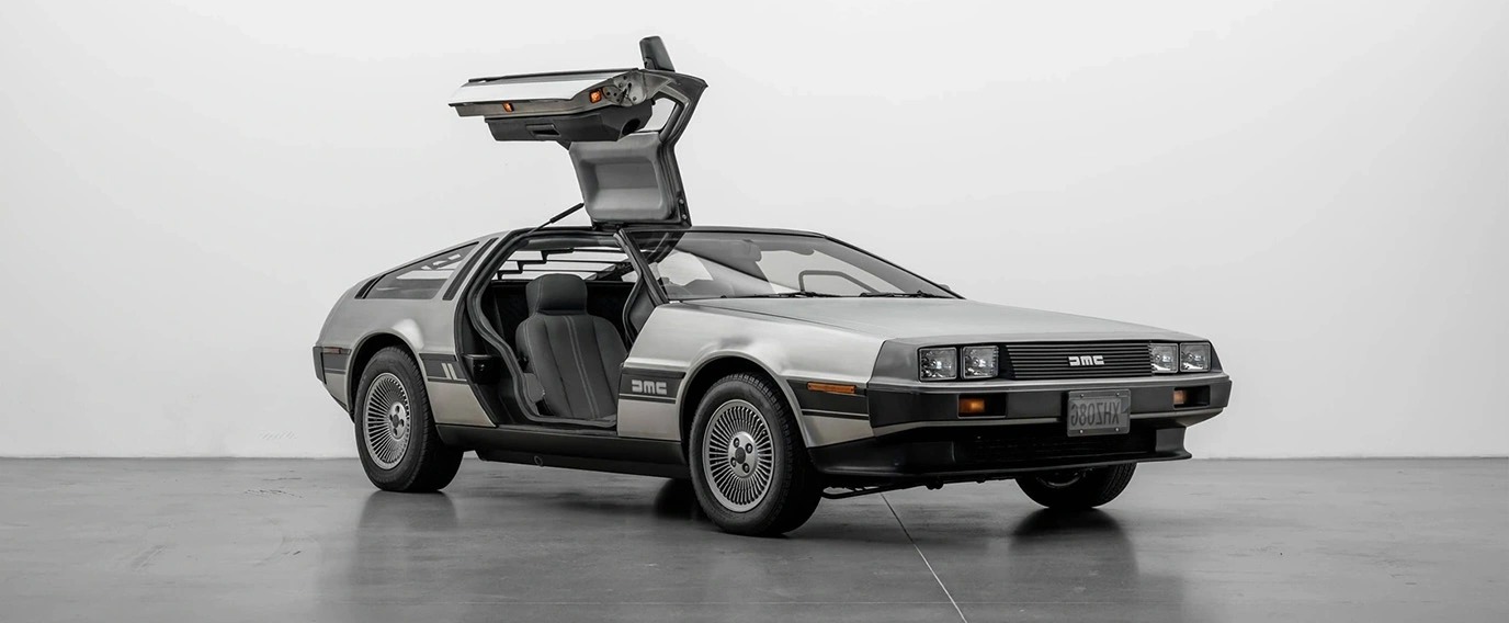 retour vers le futur la delorean retour vers le futur la delorean