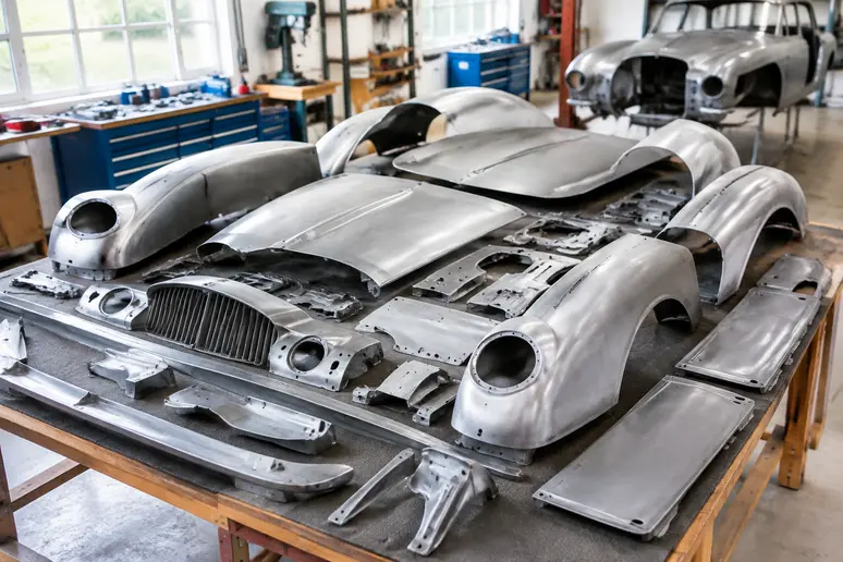 Kit complet de panneaux de carrosserie mehari neufs prêts à être montés
